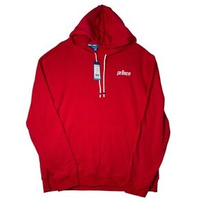 Prince Pickleball Mens‎ XXL Red Pullover Hoodie Logo Sweatshirt